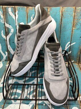 M. Gemi Sprezzatura Mens 45/11.5-12 Gray Suede /Vibram Trainers Sneakers Italy